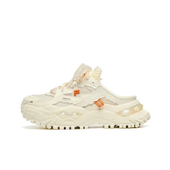FILA FUSION Bianco Mule Shoes 'Cream White' Women's
