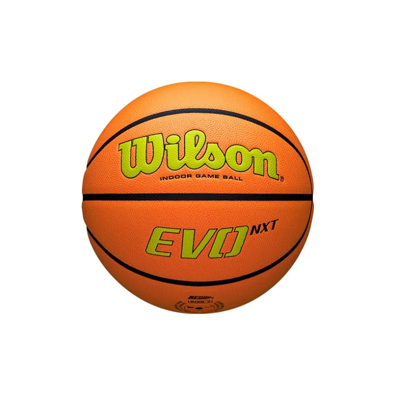 Wilson NCAA EVO NXT PU Basketball Green Orange Color Size 7 Ball Training Unisex-2