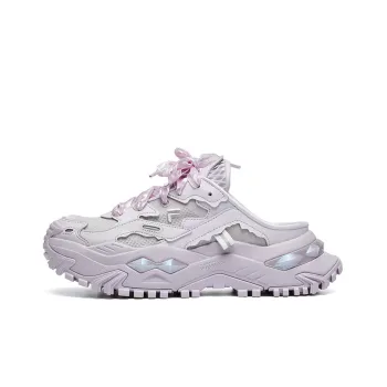 FILA FUSION Bianco Mule Shoes 'Purple' Women's