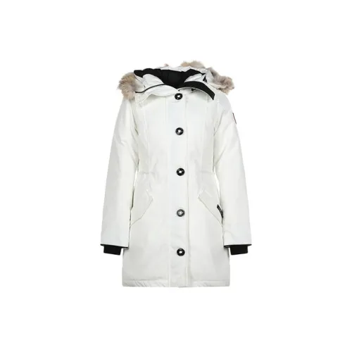 Canada Goose Rossclair Series Down Jackets Women's White