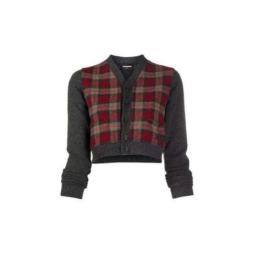 DSQUARED 2 Crop Tops Women's Plaid