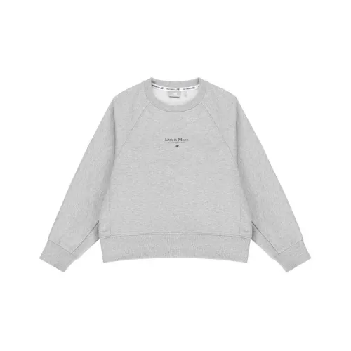 New Balance Sweatshirts Women's Light Gray