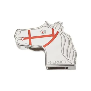 HERMES Twilly Ring Brass Accessories Women's