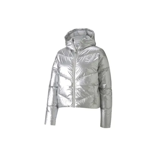 PUMA CLASSICS Down Jackets Women's Concrete Gray