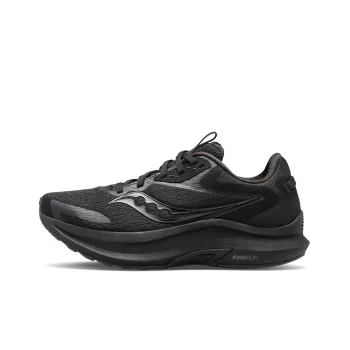 Saucony Axon 2 Cushioning, Slip Resistant, Abrasion Resistant, Lightweight Low Top Running Shoes Men's Black
