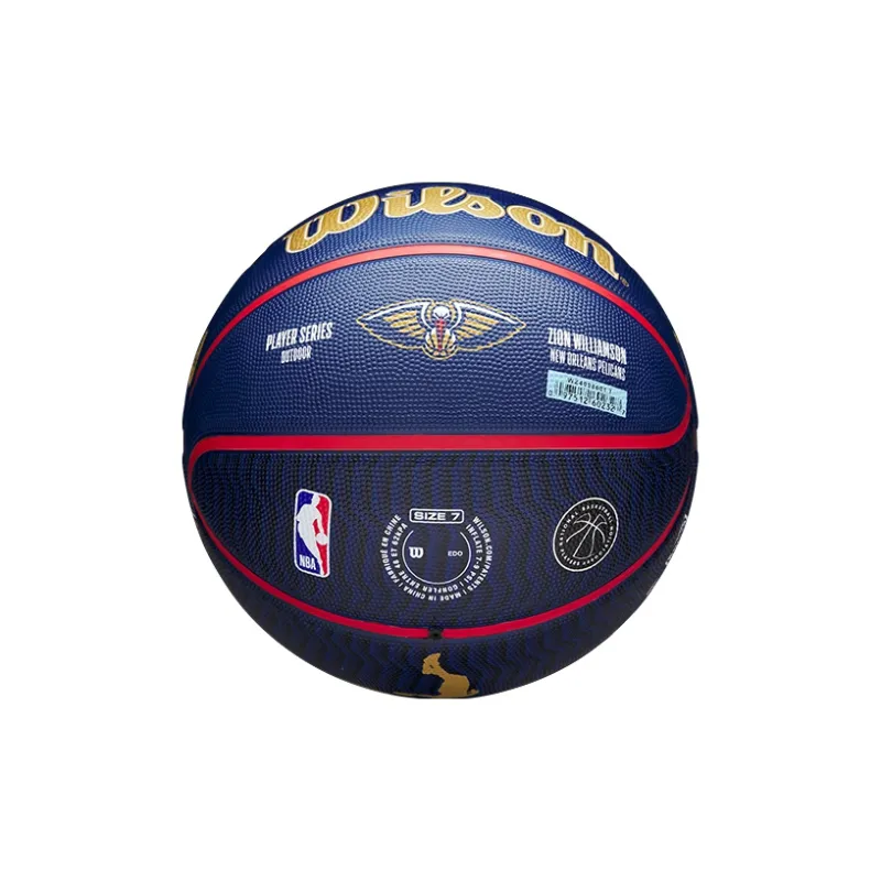Wilson NBA Series Rubber Basketball Blue Size 7 Ball Training Unisex-4