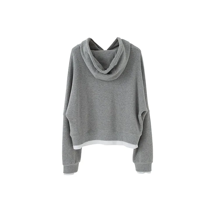 SOON FLOWER Sweatshirt Women's Gray-1