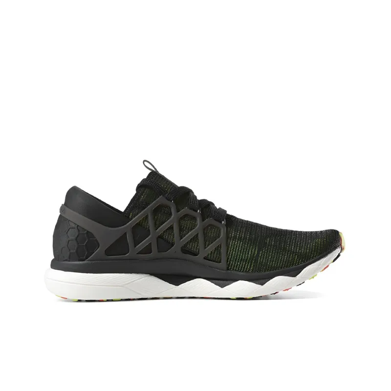 Reebok Floatride Run Flexweave Anti-Slip Wear-Resistant Low-Top Running Shoes Black Green White-1