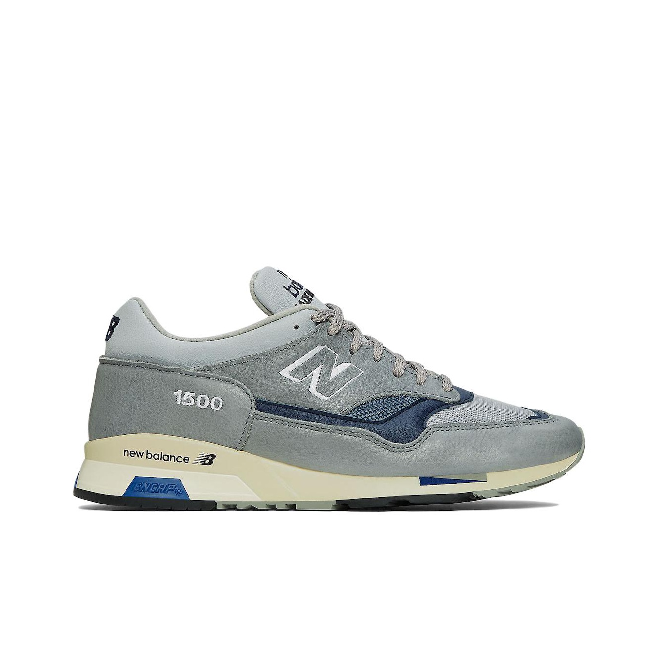 スニーカー New Balance 1500 MiUK 40th Anniversary Grey Blue Off White New Balance 1500 MiUK 40th Anniversary Grey Blue Off White