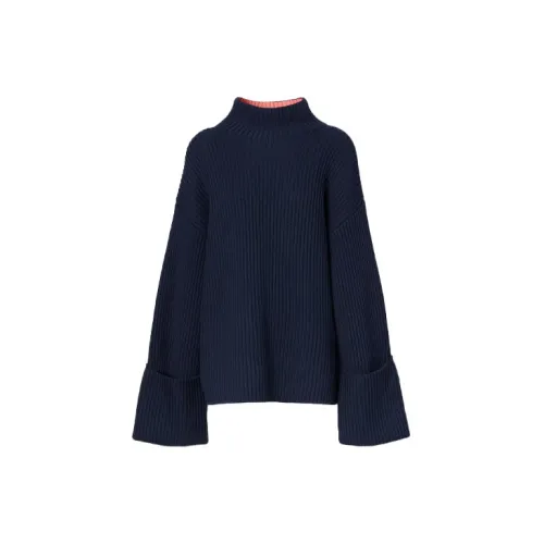 Burberry Cashmere Sweaters Women's Ink Blue