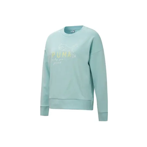 PUMA Vogue Sweatshirts Women's Sky Blue