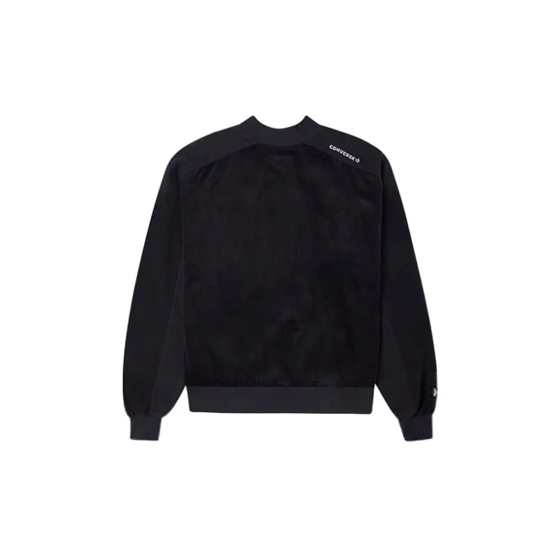 Converse STAR CREW Sweatshirt Winter Women's Black-1