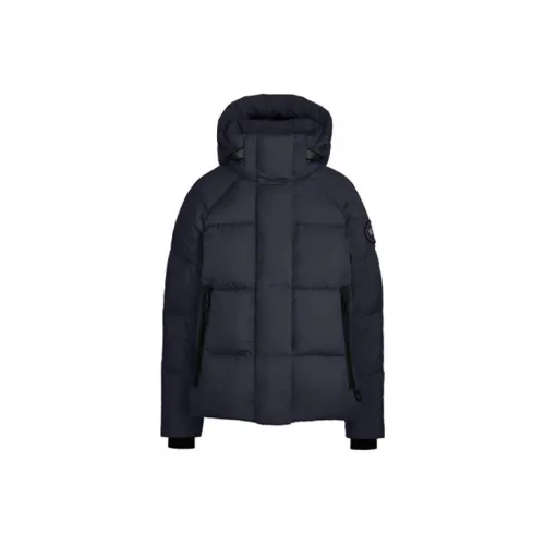 Canada Goose Black Mark Down Jackets Women's Dark Blue