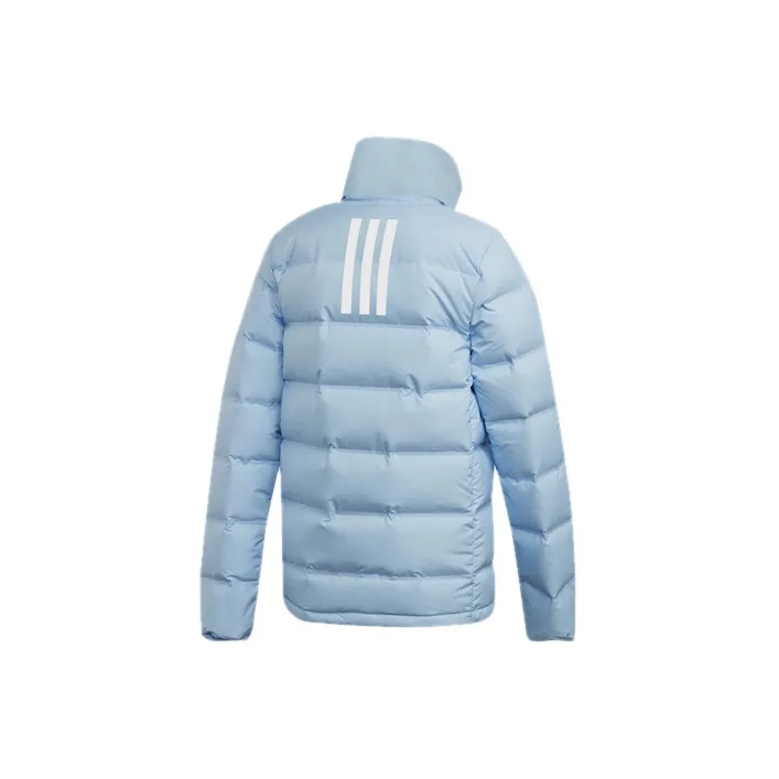 Adidas Down Jackets Women's Glossy Finish Blue-1