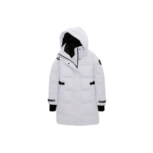 Canada Goose Black Mark Down Jackets Women's Polaris White