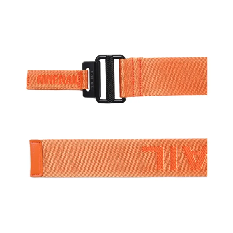 NINE NAIL Smooth Buckle Nylon Canvas Belts Unisex Width 3.7cm-14