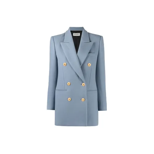 SAINT LAURENT Business Suits Women's Blue