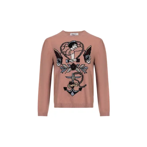 Valentino Cashmere Sweaters Women's Dusty Pink