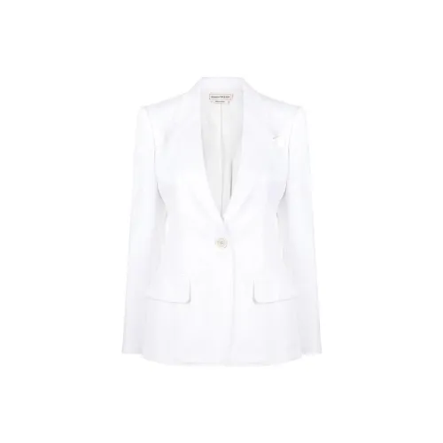 Alexander McQueen Business Suits Women's White