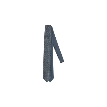 HERMES Ties Men Gray/Light Gray