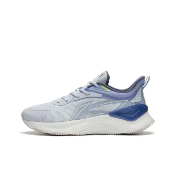 LiNing YueYing Element Shock Absorbers With Slip Resistant Features Low Top Running Shoes Men's Blue Purple