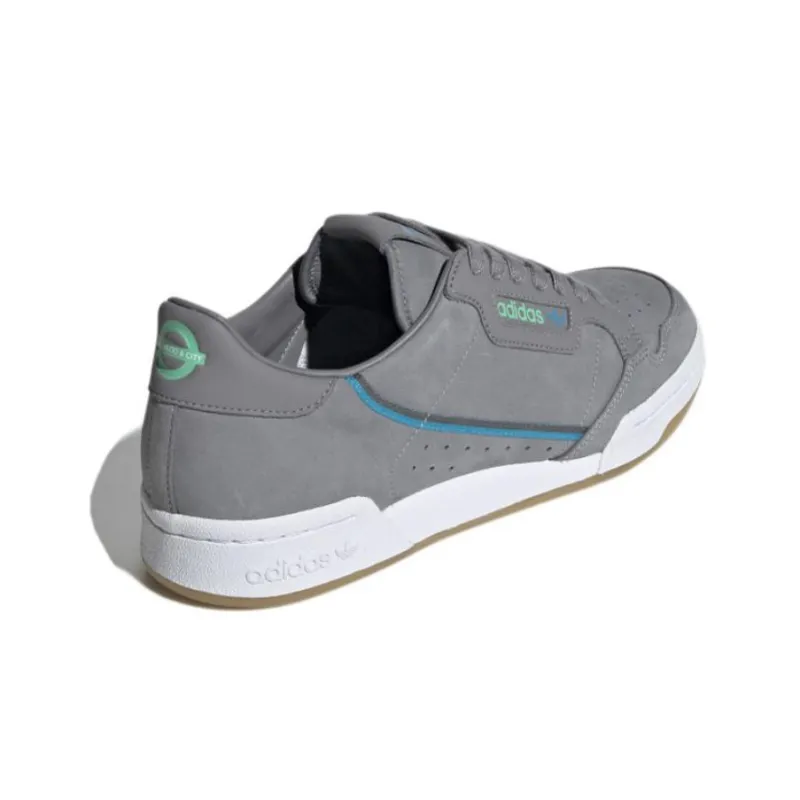 Adidas Continental 80 TfL Elizabeth Line Grey Aqua Blue-3