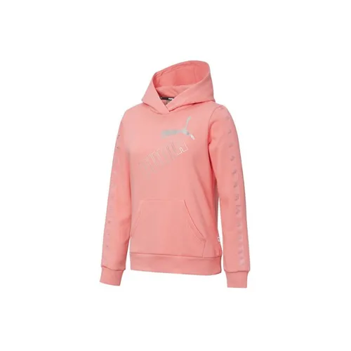 PUMA AMPLIFIED Sweatshirts Women's Salmon Red