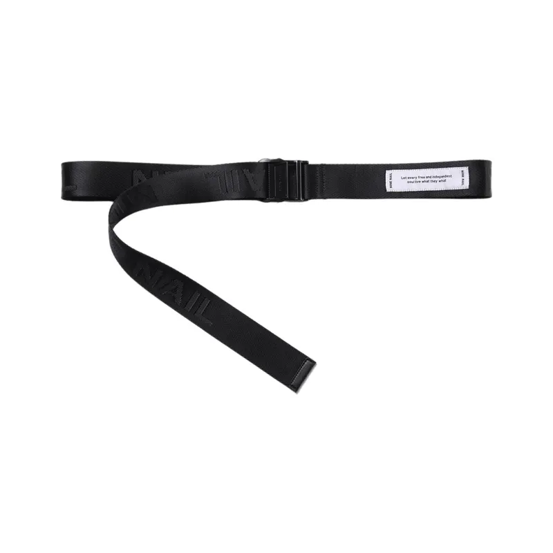 NINE NAIL Multicolor Smooth Buckle Nylon Belt Unisex Width 3.7cm-1