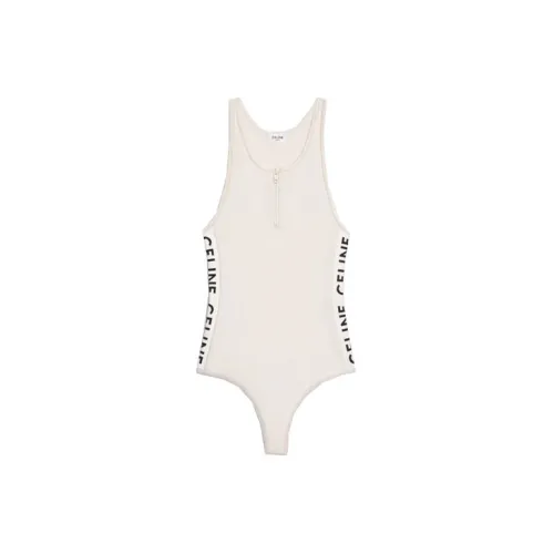 CELINE Bodysuits Women's White