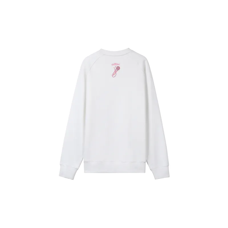 FRAIL STATE Crew Neck Loose Fit Regular Sweatshirt Unisex White-1