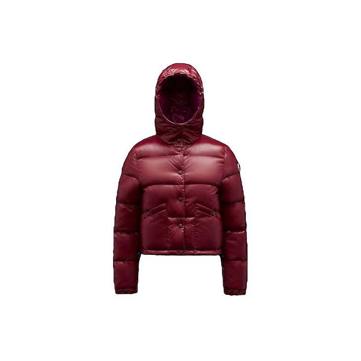 Ladies red moncler jacket best sale