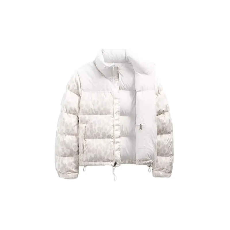 THE NORTH FACE Women's Printed 1996 Retro Nuptse Jacket Silver Grey-1