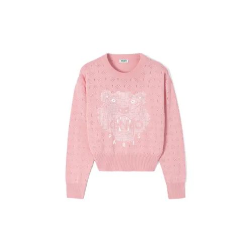 KENZO Long Sleeve Sweatshirt Pink Wmns