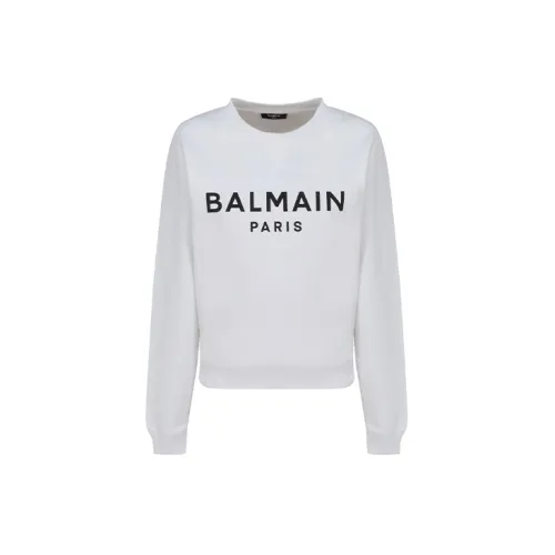 BALMAIN Sweatshirts Women's White