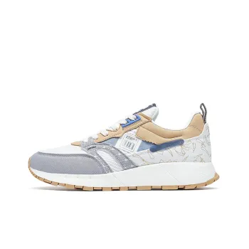 XTEP Retro 70 Wear Resistant Low Top Sports Casual Shoes Men's White Brown Gray