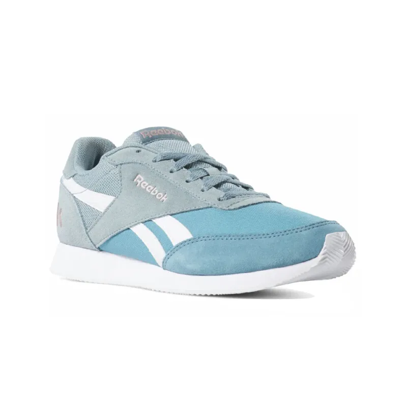 Reebok Royal Classic Jogger 2 Cushioning Anti-Slip And Wear-Resistant Low-Top Running Shoes Women's Gray Blue-2