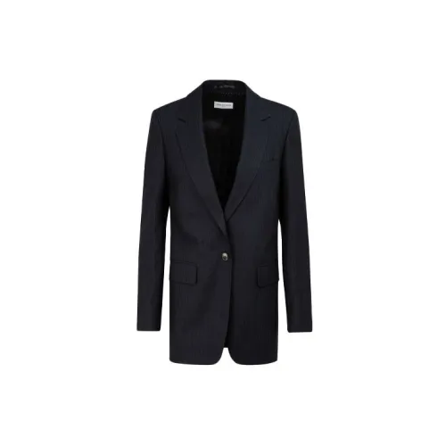 DRIES VAN NOTEN Business Suits Women's Marine Blue