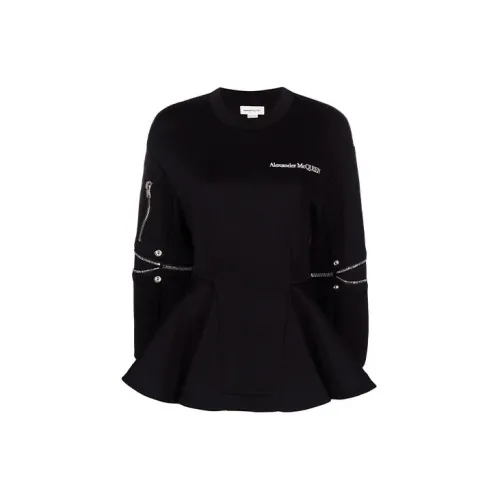 Alexander McQueen Sweatshirts Women's Black