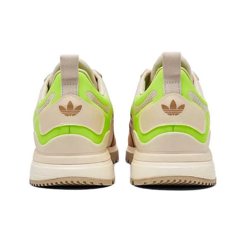 Adidas Originals ZX 700 Hd Abrasion Resistant Low Top Running Shoes Men's Beige Brown Green-3