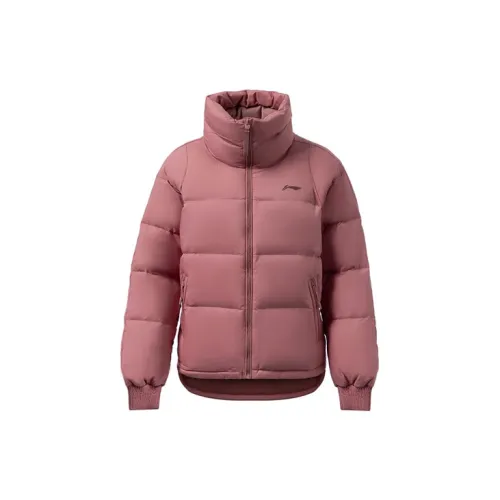 LINING Training Series Down Jackets Women's Dried Rose Red