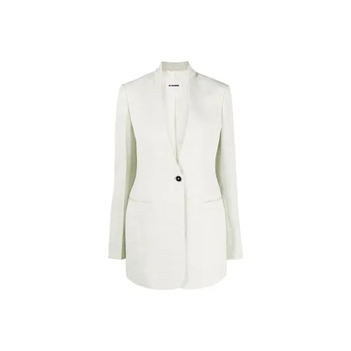 JIL SANDER Business Suits Women's Light Green