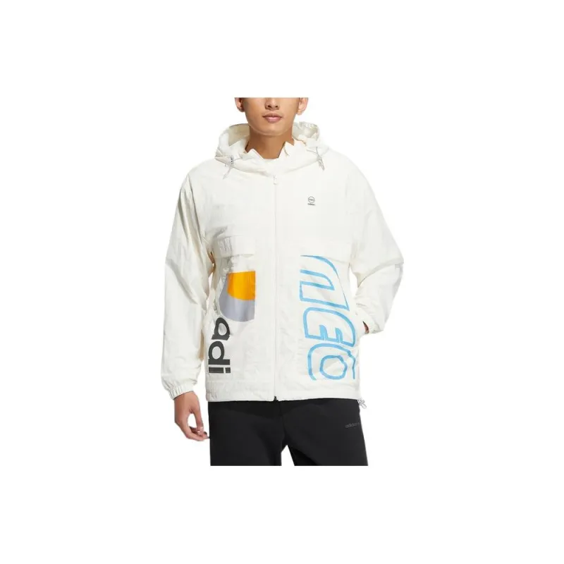 Adidas Neo Jacket Men's Pink White-1