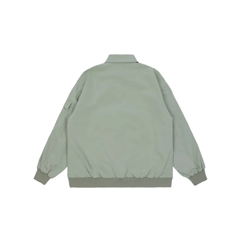 BLUELANDINC Jackets Women's Pea Green Gray-1