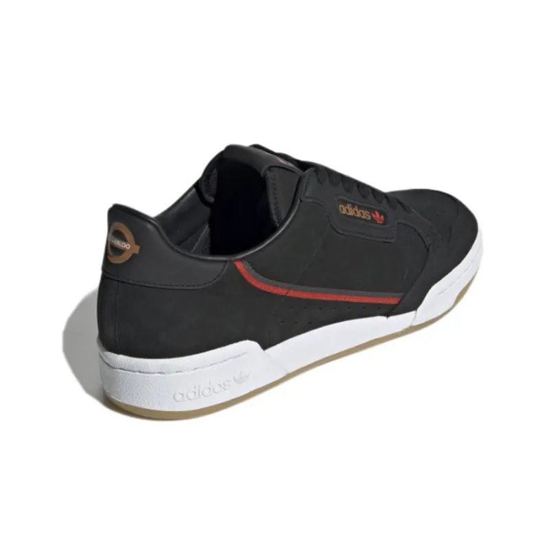 Adidas Continental 80 TfL Elizabeth Line Black Scarlet Grey-3