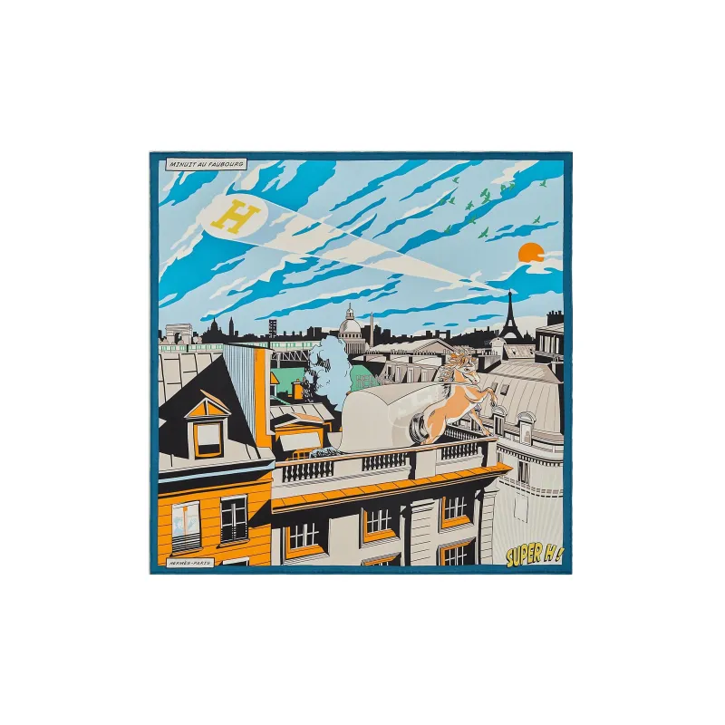HERMES Silk Silk Scarves Women's-0
