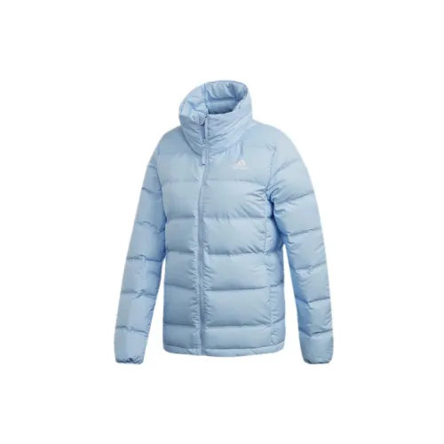 Adidas Down Jackets Women's Bright Light Blue