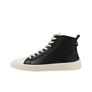 Ecco Street Fun Break Skateboard Shoes Men's Black White