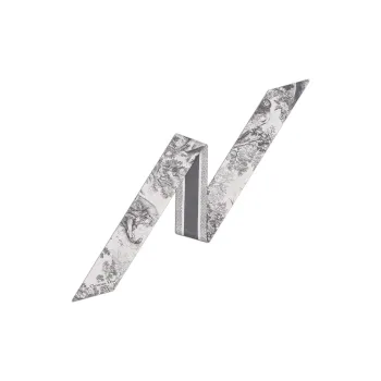 DIOR Mulberry Silk Scarves Women's Gray