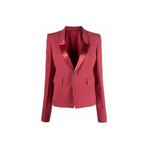 RICK OWENS Business Suits Women's Burgundy