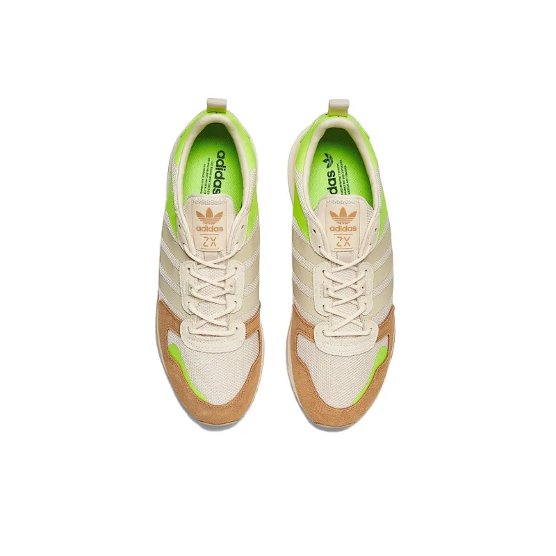 Adidas Originals ZX 700 Hd Abrasion Resistant Low Top Running Shoes Men's Beige Brown Green-2